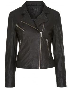Notyz Leather Jackets - Black