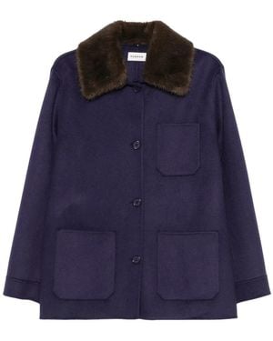 P.A.R.O.S.H. Leak Coat - Blauw