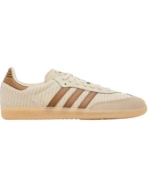 adidas Creme Weiß Karton Sneakers - Natur