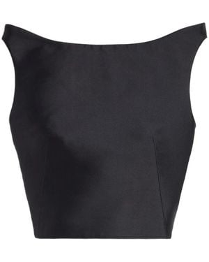 Jil Sander Sleeveless Tops - Negro
