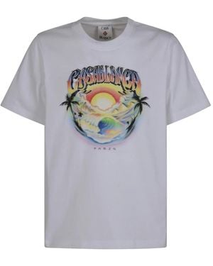 CASABLANCA T-Shirts - Grey