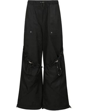 The Attico Wide Pants - Black