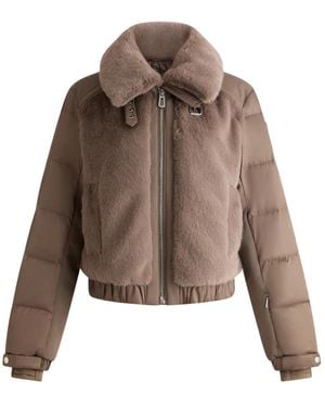 Fusalp Fitness ,Bruin ,Polyester Lenagima Donsjas