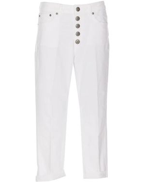 Dondup Cropped Jeans - White