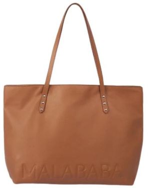 Malababa Tassen ,Bruin ,Leer Bolso Shopper Grande