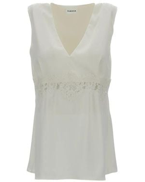 P.A.R.O.S.H. Sleeveless Tops - Gray