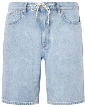 Pepe Jeans Denim Shorts - Blue
