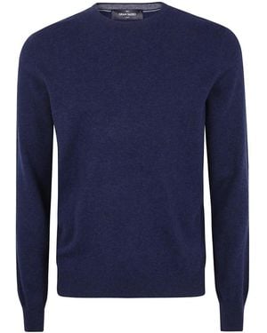 Gran Sasso Cashmere Knitwear - Bleu