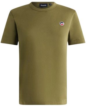Fusalp Tops ,Groen ,Katoen Talixe T-Shirt Met Korte Mouwen