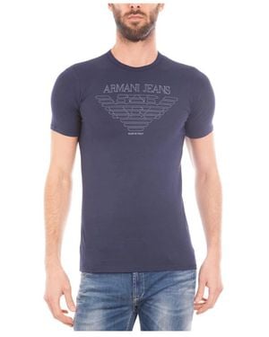 Armani Jeans T-Shirts - Blue