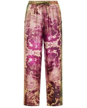 Pierre Louis Mascia Wide Trousers - Red