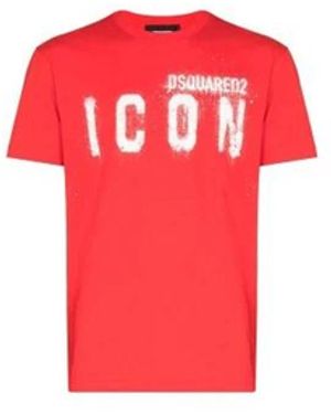 DSquared² T-Shirts - Red