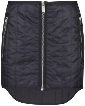 Heron Preston Ex-Ray Quilted Mini Skirt - Blau