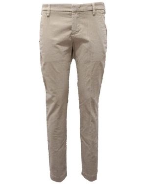 Entre Amis Cordhose Off Slim Fit - Grau