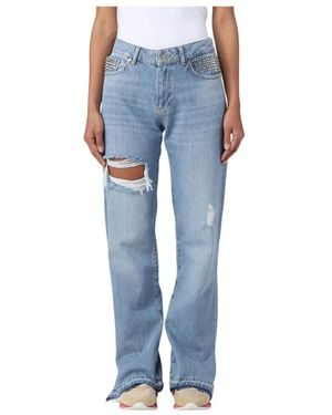 Gaelle Paris Straight Jeans - Blue