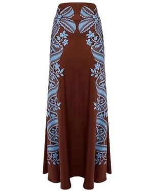 La DoubleJ Maxi Skirts - Marrón