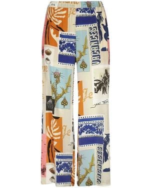 Weekend by Maxmara Seidenhose - Blau
