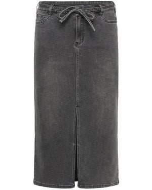 Kaffe Denim Skirts - Grijs