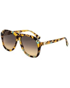 Fendi Baguette Zonnebril - Metallic