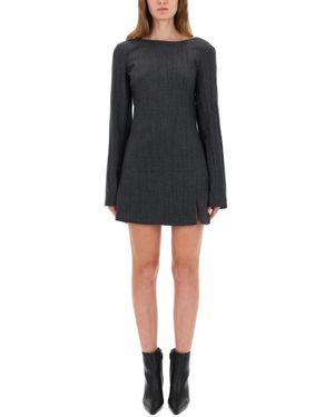 Our Legacy Kleedjes ,Grijs ,Wol Firm Dress - Zwart