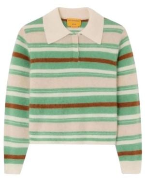 Guest In Residence Round-Neck Knitwear - Vert
