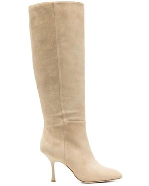 Stuart Weitzman Heeled Laarzen - Naturel