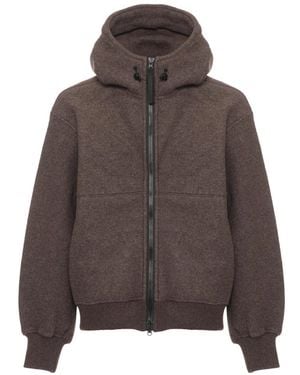 Canada Goose Hoodies & Sweatvesten ,Bruin ,Wol Chilliwack Fleece Bomber