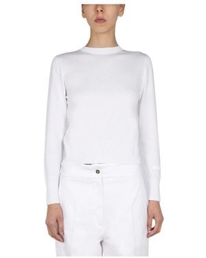 Patou Openback Logo Jumper - Weiß