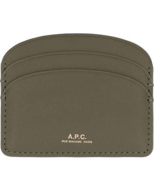 A.P.C. Wallets & Cardholders - Green