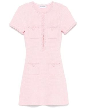 Self-Portrait Short Dresses - Pink