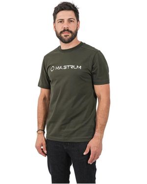 Ma Strum Cracked logo oil slick t-shirt - Grün