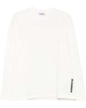 Jil Sander Long Sleeve Tops - Blanc