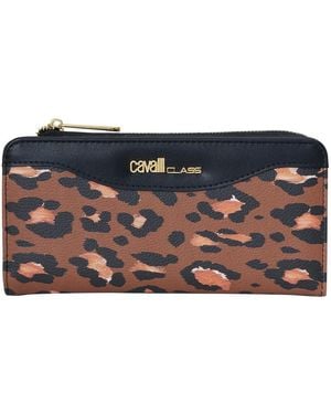 Roberto Cavalli Large Wallet With Coin Purse Ccsw0192 - Blue