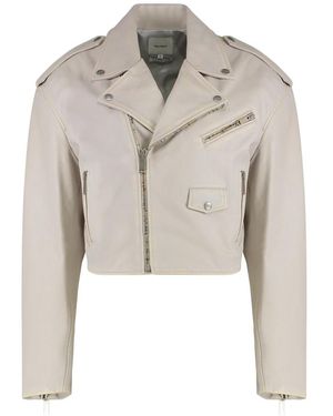 Halfboy Leather Jackets - Natural