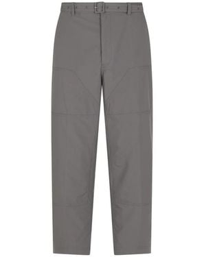 Thom Browne Straight Trousers - Grey