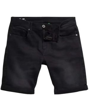 G-Star 3301 Slim Denim Short - Blauw