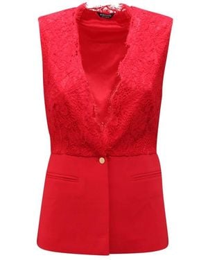 Guess Gilet Camicia Marciano Los Angeles Waistcoat - Rot