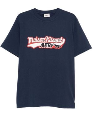 Maison Kitsuné T-Shirts - Blue