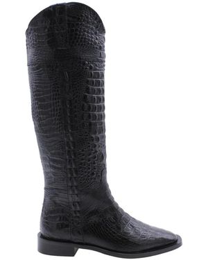 Zinda Cowboy Boots - Nero