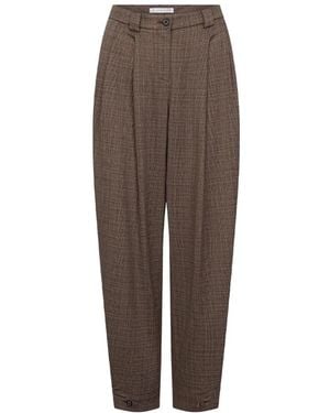 RAFFAELLO ROSSI Cropped Broeken - Bruin