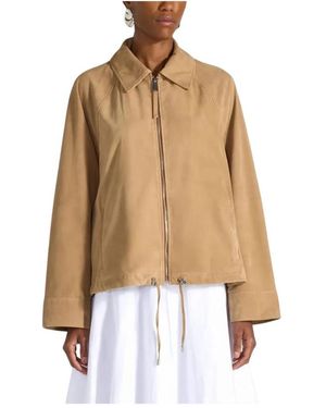 Liviana Conti Light Jackets - Natural