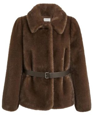 P.A.R.O.S.H. Faux Fur & Shearling Jackets - Marrón