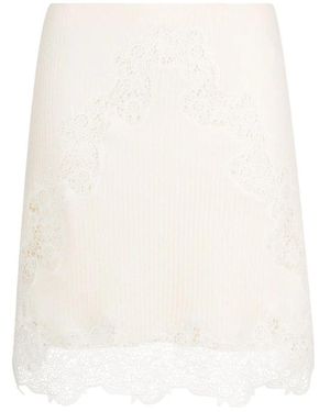 Chloé Short Skirts - Blanco