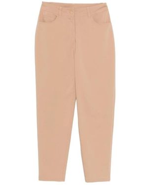 Clips Broeken ,Pantaloni Con 5 Tasche - Naturel