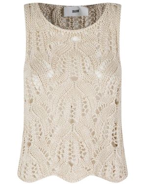 SOLOTRE Sleeveless Tops - Neutre