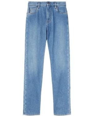 Loro Piana Straight Jeans - Bleu