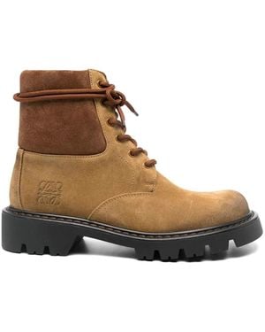 Loewe Lace-Up Boots - Marrón