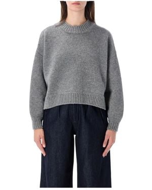Sessun Round-Neck Knitwear - Gris