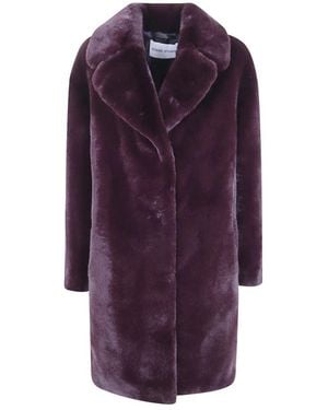 Stand Studio Faux Fur & Shearling Jackets - Violet