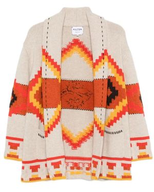 Kujten Cody Ancestral Cardigan - Orange